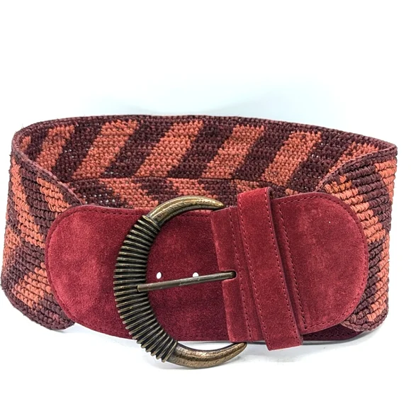 Sezane Carlie Belt Carlie Belt - Olive Green - Raffia - Sézane main image 3